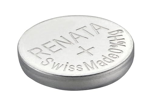 RENATA 380 Non-rechargeable Battery, Watch, Single Cell, Silver Oxide, 82 mAh, 1.55 V, Flat Top (1 piece)