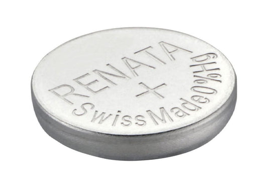 RENATA 380 Non-rechargeable Battery, Watch, Single Cell, Silver Oxide, 82 mAh, 1.55 V, Flat Top (1 piece)