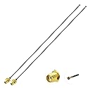 Superbat SMA Cable Mini PCI to SMA Bulkhead Cable 12inch for M.2 NGFF Interface Wireless Routers Mini PCIe Cards Network Extension Pigtail PCI WiFi