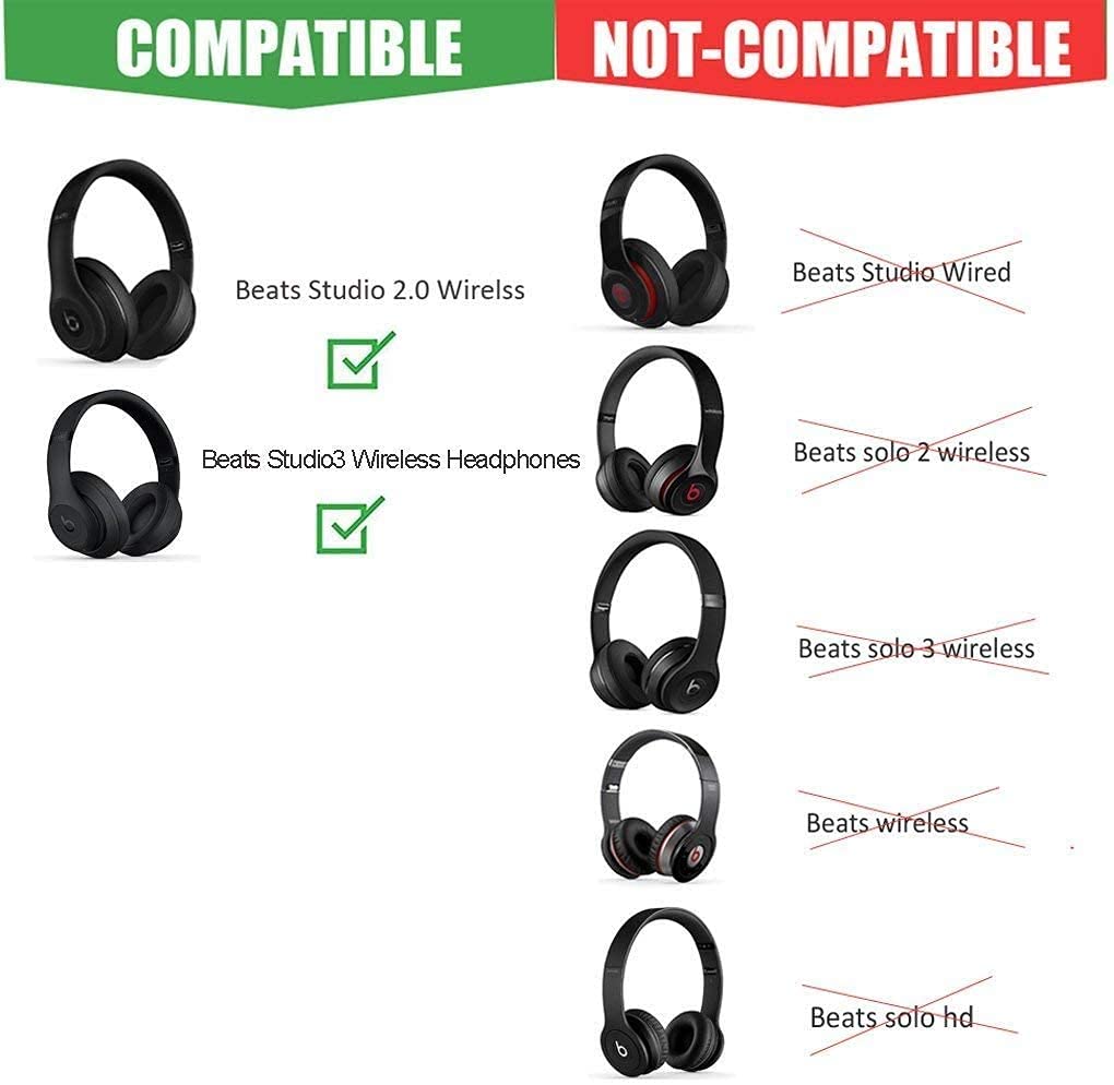 Knomix Studio 3.0 A1914 Wireless Top Headband Replacement Parts Accessories Headband Repair Kit Also Compatible with Studio 2 Wired/Wireless