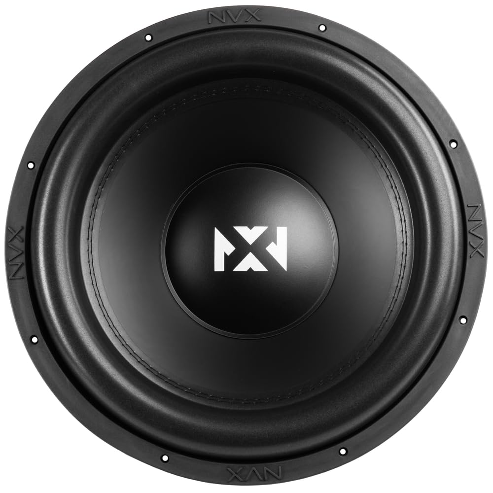 NVX YSW154 1600W Peak (800W RMS) Y-Series 15" Dual 4-Ohm Car Subwoofer