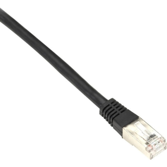 Black Box CAT6 250MHZ STR SFTP PVC MLD SLM BK 10FT