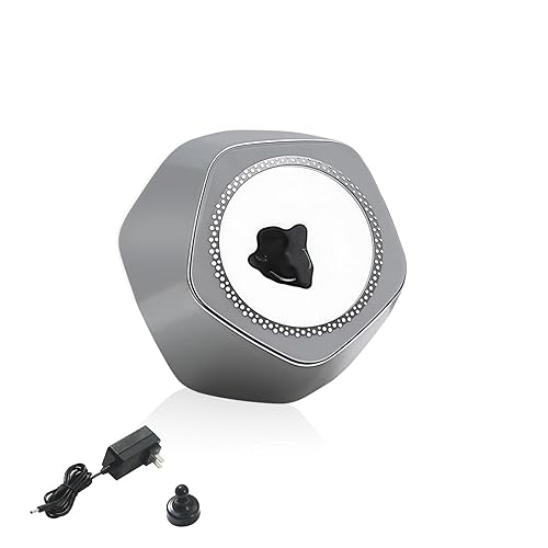 ZenFrekvens Dynamic Ferrofluid Bluetooth Speaker with Rhythm LED Light & Dancing Liquid Display - Interactive Audio Visualizer for Gaming, Desktop