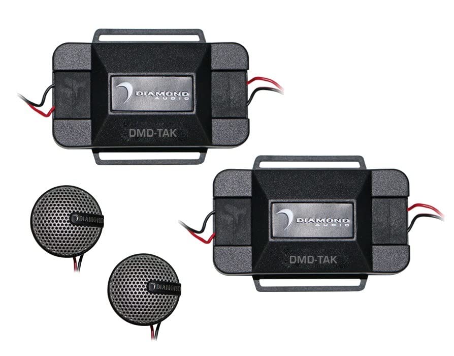 Diamond Audio Silk Dome Tweeter Kit 1" 40W RMS Crossover Included DMDTAK