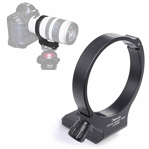Tripod Mount Ring, 80mm Camera Lens Collar Socket for Canon EF 28-300mm f/3.5-5.6L is USM Lens and Canon EF 70-300mm f/4-5.6L is USM Lens, Built-in