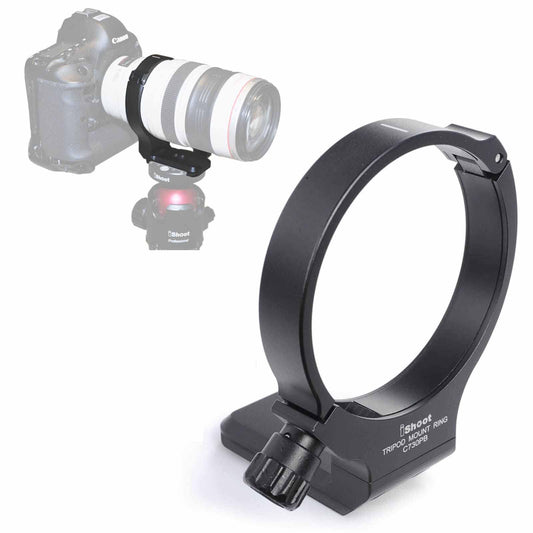 Tripod Mount Ring, 80mm Camera Lens Collar Socket for Canon EF 28-300mm f/3.5-5.6L is USM Lens and Canon EF 70-300mm f/4-5.6L is USM Lens, Built-in