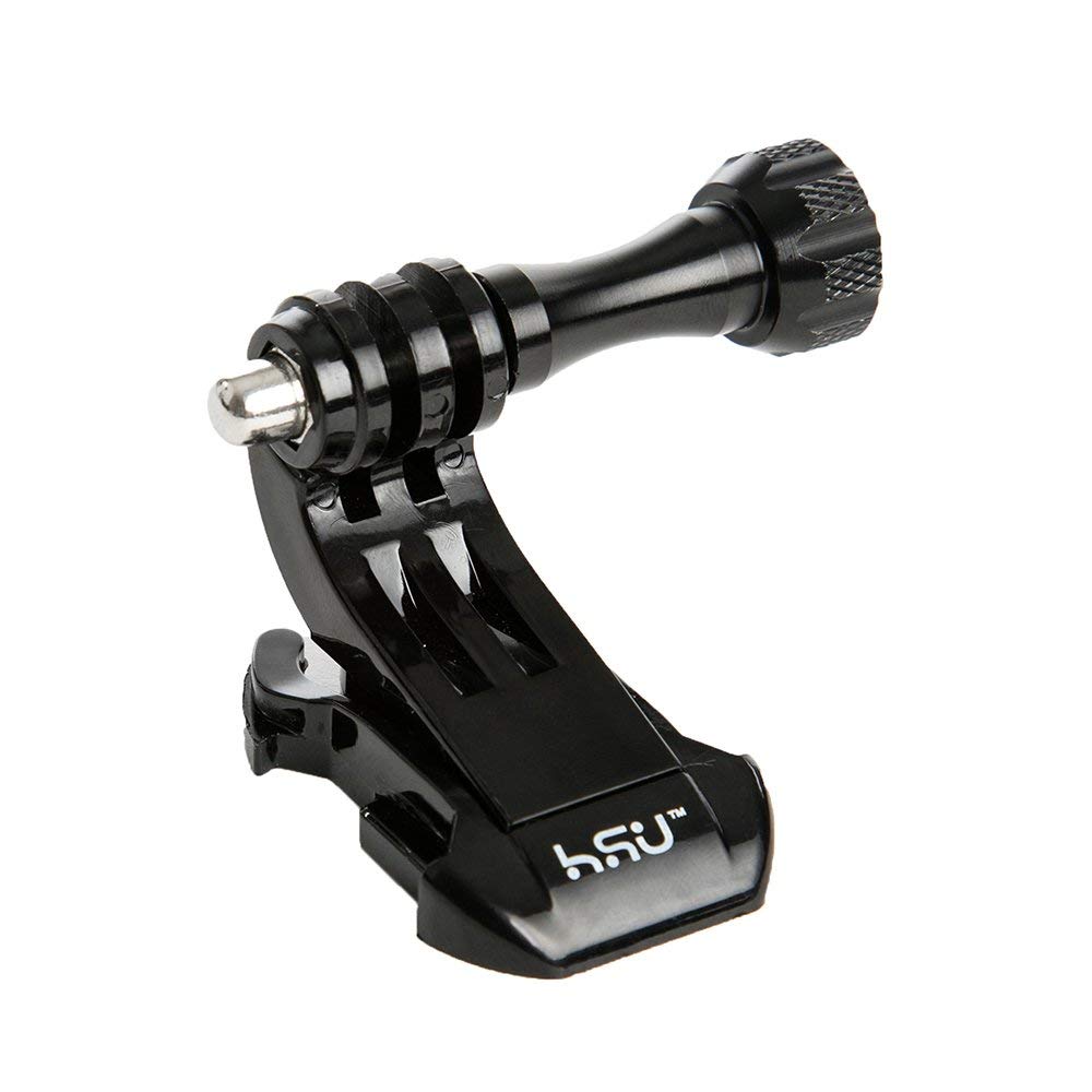 HSU Vertical Surface Quick Mounting J-Hook Buckle Mount, Long Thumb Screw Accessory Kit for GoPro Hero 13 12 11 10 9 8 7 6 5 4 3+ 3 AKASO Campark