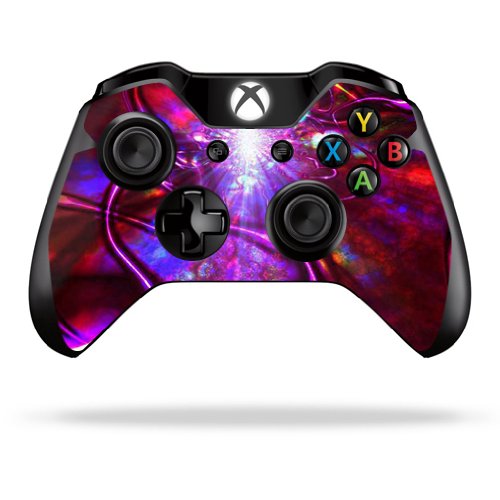 Protective Vinyl Skin Decal Skin Compatible with Microsoft Xbox One/One S Controller wrap Sticker Skins Crimson Trip