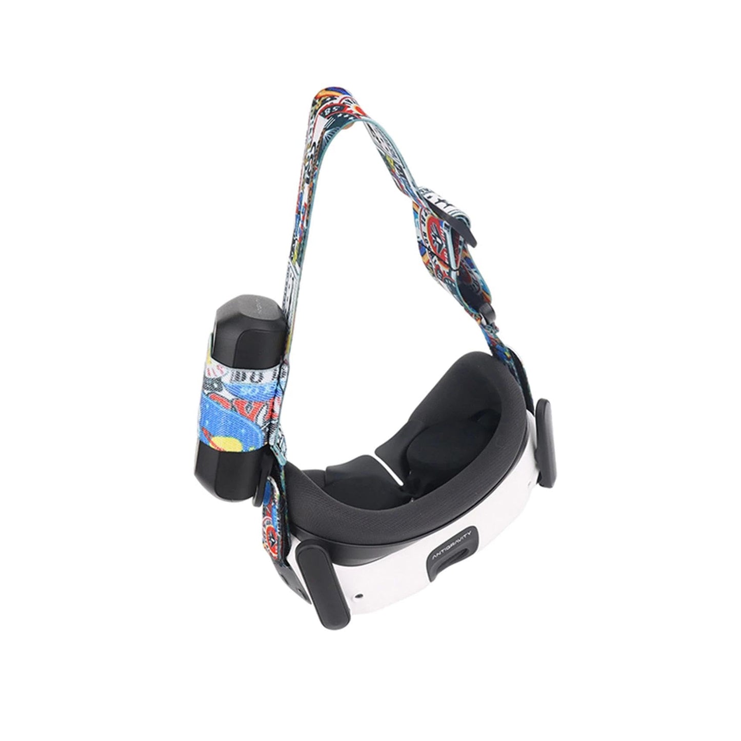Wtohoby Elastic Headband for Insta360 ANTIGRAVITY A1 Vision, Adjustable Headband for DJI Avata/FPV Drone Goggles 2 / Goggles V2 Flight Glasses