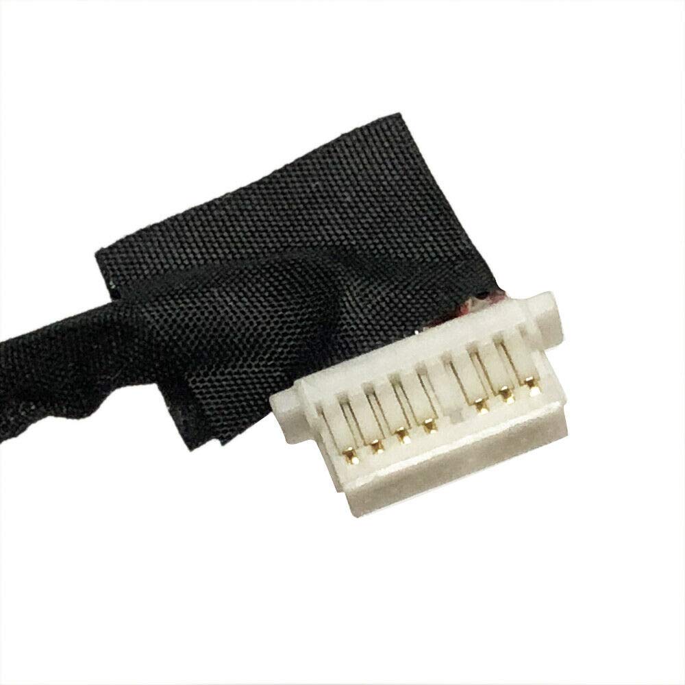 DC Power Jack Charging Port Cable Socket Plug Connector Replacement for Dell Inspiron 13 7391 2-in-1/7390 P113G 13.3" Laptop P/N: 450.0EZ0A.0021 48JWV