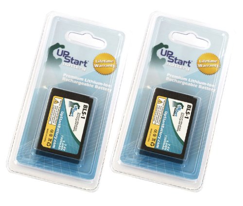 Upstart Battery 2X Pack - BP-808 Replacement Fully Decoded Battery for Canon Vixia HF G10, HF200, HF M40, M30, M41, M300, XA10, FS100, FS20, FS11