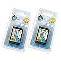 Upstart Battery 2X Pack - BP-808 Replacement Fully Decoded Battery for Canon Vixia HF G10, HF200, HF M40, M30, M41, M300, XA10, FS100, FS20, FS11