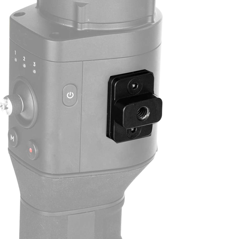 Mounting Plate for DJI Ronin S, Aluminium Alloy External Stabilizer Mount Plate Extension Monitor Holder Bracket with Fittings Accessories for Camera