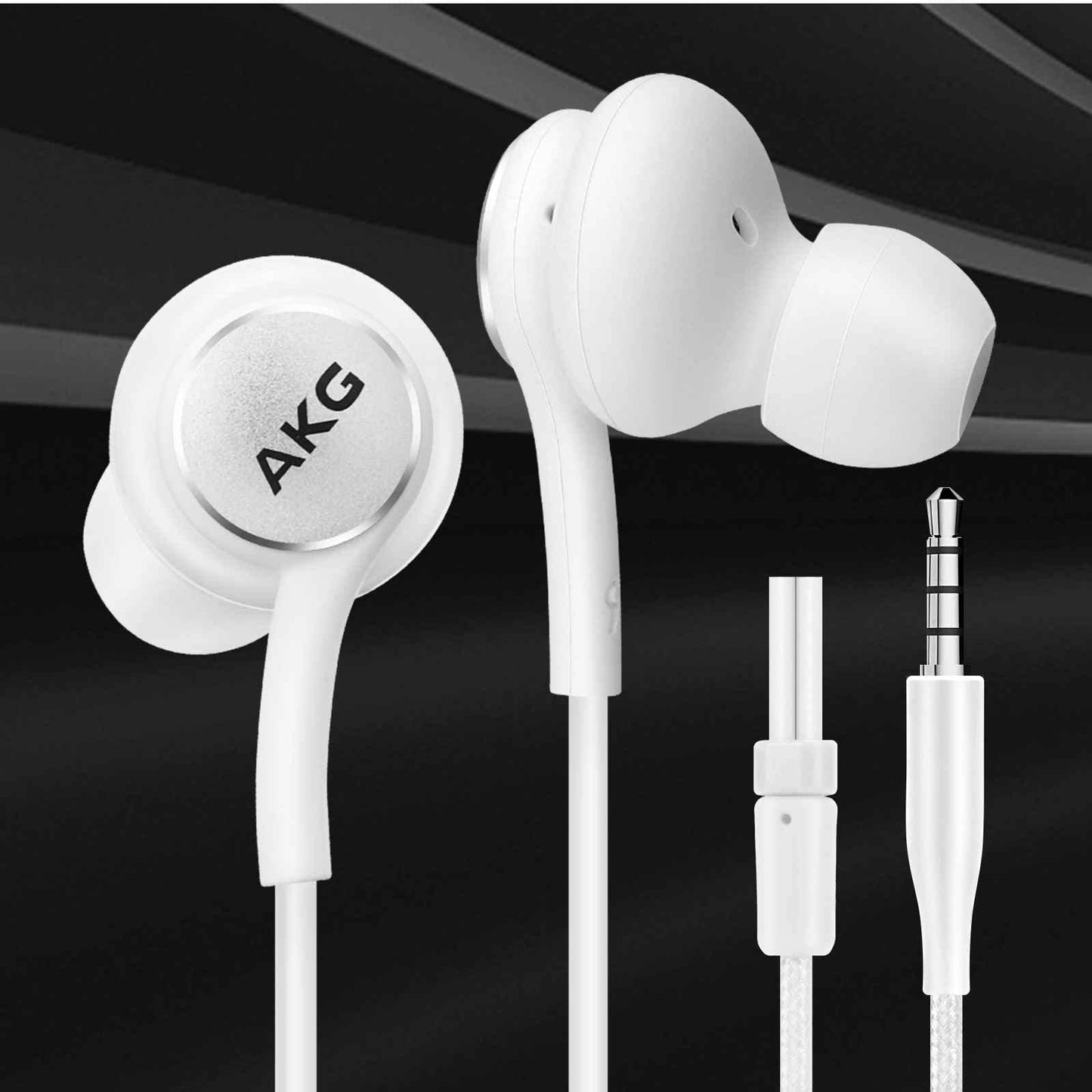 Wired 3.5MM Jack Durable Earphones Earbuds w Microphone and Volume Control, Deep Bass Clear Sound Noise Isolating in Ear Headphones, Compatible…
