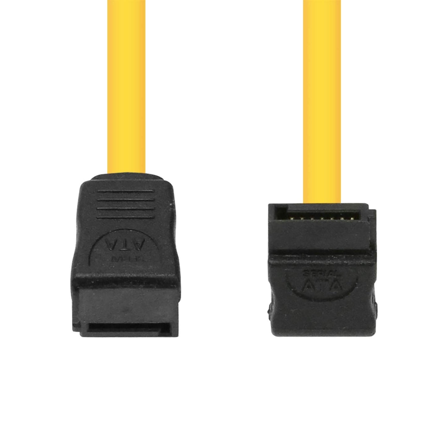 SATACables 9in SATA III 3Gb/s Low Profile Non-Latching Right to Straight