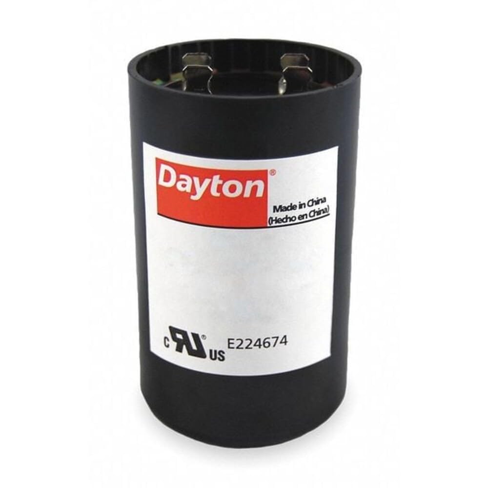 Dayton Motor Start Capacitor,110-125V,Round 6FLK2-1 Each
