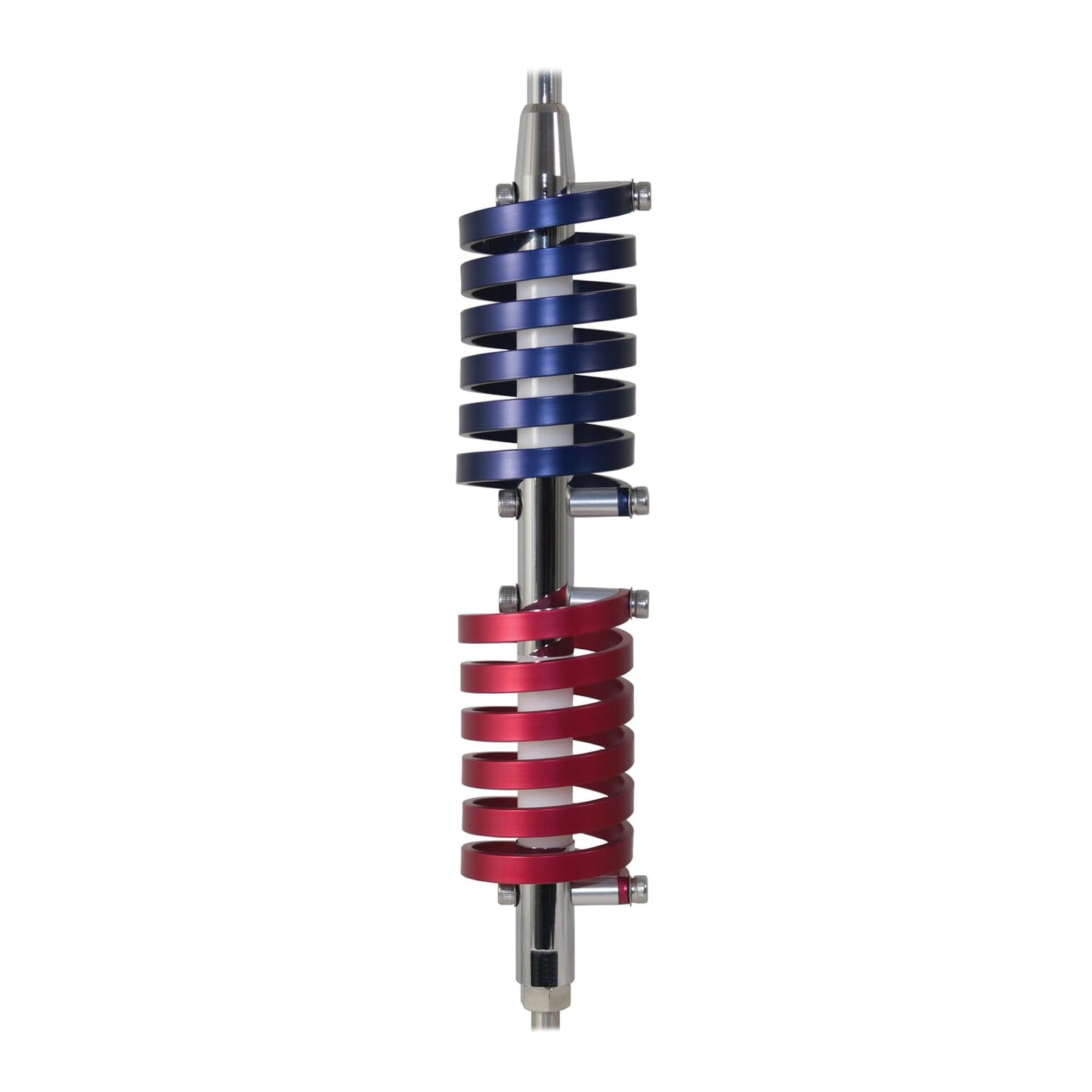 Browning BR-94-RM BR-94 70.5-in. 15,000-Watt Dual-Flat-Coils CB Antenna with 6-in. Shaft, Anodized Red and Midnight Blue
