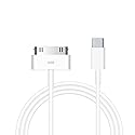 Arbove USB-C to 30 Pin Cable, 3ft Type-C to 30 Pin Cable Mains Charging Syncing Old Pad Phone Pod