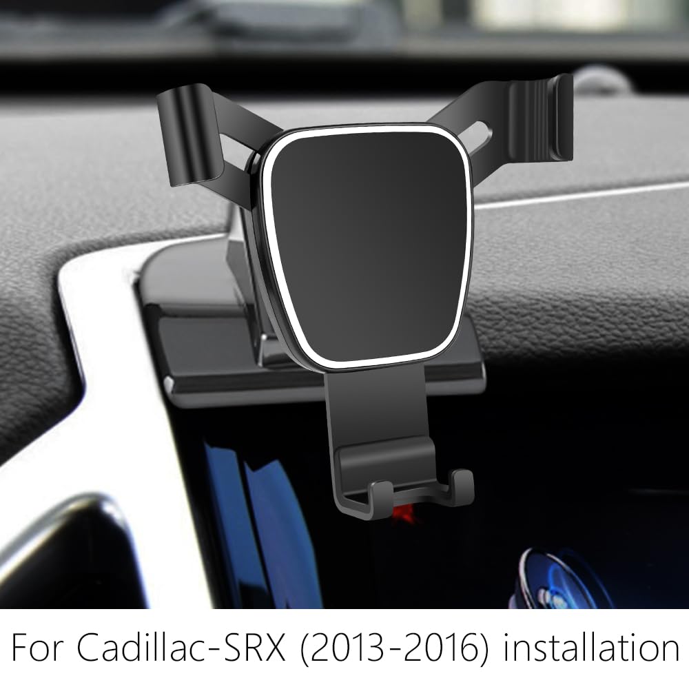 LUNQIN Car Phone Holder for Cadillac SRX 2013 2014 2015 2016 Auto Accessories Navigation Bracket Interior Decoration Screen Dash Board Mobile Cell