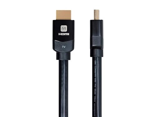 Monoprice High Speed HDMI Cable - 30 Feet - Black, Active, 4K@60Hz, HDR, 18Gbps, 28AWG, YUV 4:4:4, CL2 - DynamicView