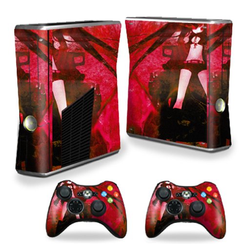 MightySkins Skin Compatible with X-Box 360 Xbox 360 S Console - Anime | Protective, Durable, and Unique Vinyl Decal wrap Cover | Easy to Apply
