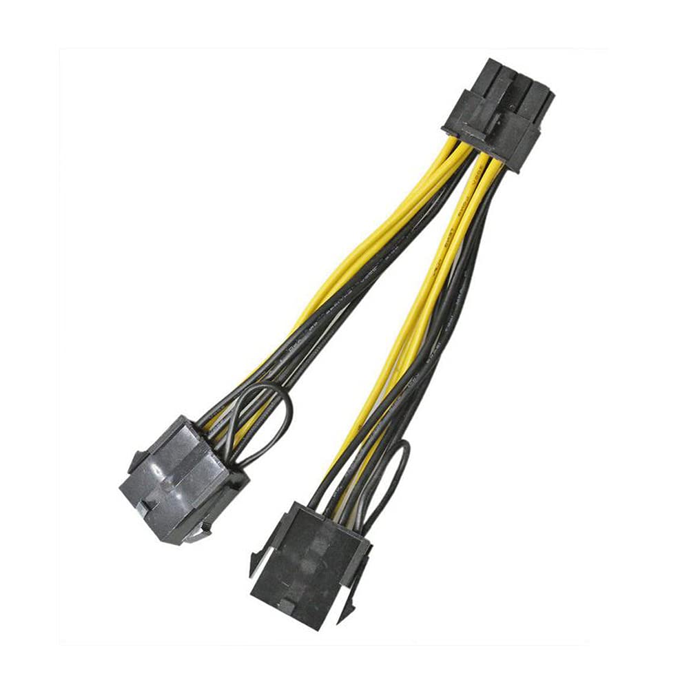 Zahara Laptop NVIDIA Graphics Card Power with Cable Replacement for 030-0571-000 Tesla K80 M60 M40 P100 P40 GPU to GPU 8 (pin) Male to Dual PCIe 8