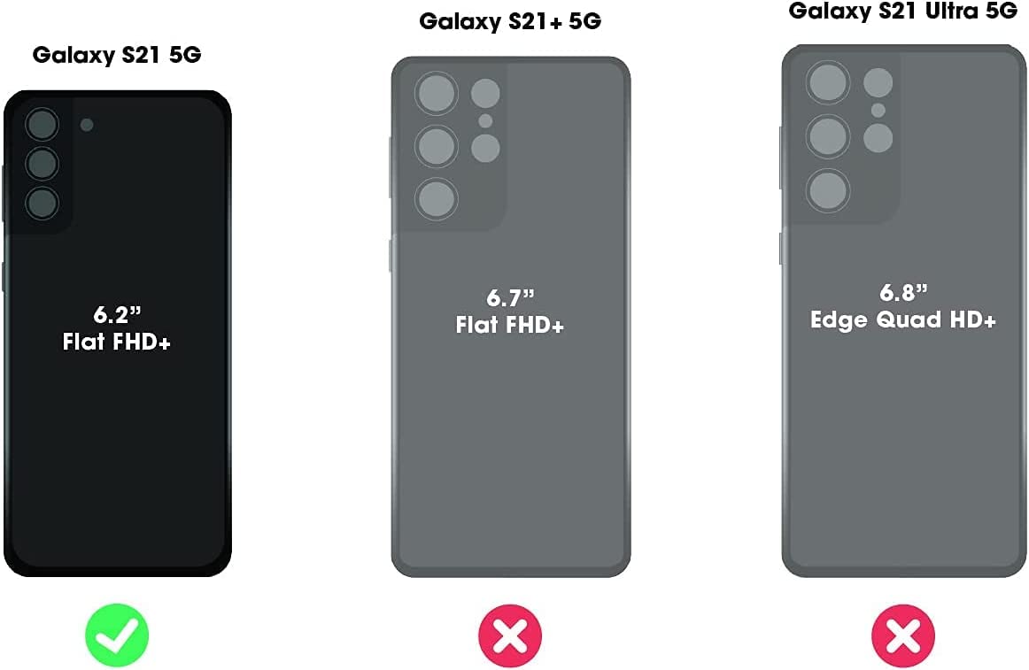 OtterBox Defender Series Screenless Edition Case for Samsung Galaxy S21 5G (Only) - Holster Clip Included - Non-Retail Packaging - Black
