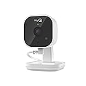 myQ Indoor Plug-in Security Camera Gen 2 - 2K Smart Wi-Fi Camera with Night Vision, Baby and Pet Monitor, Motion Detection and Alerts, 2-Way Audio