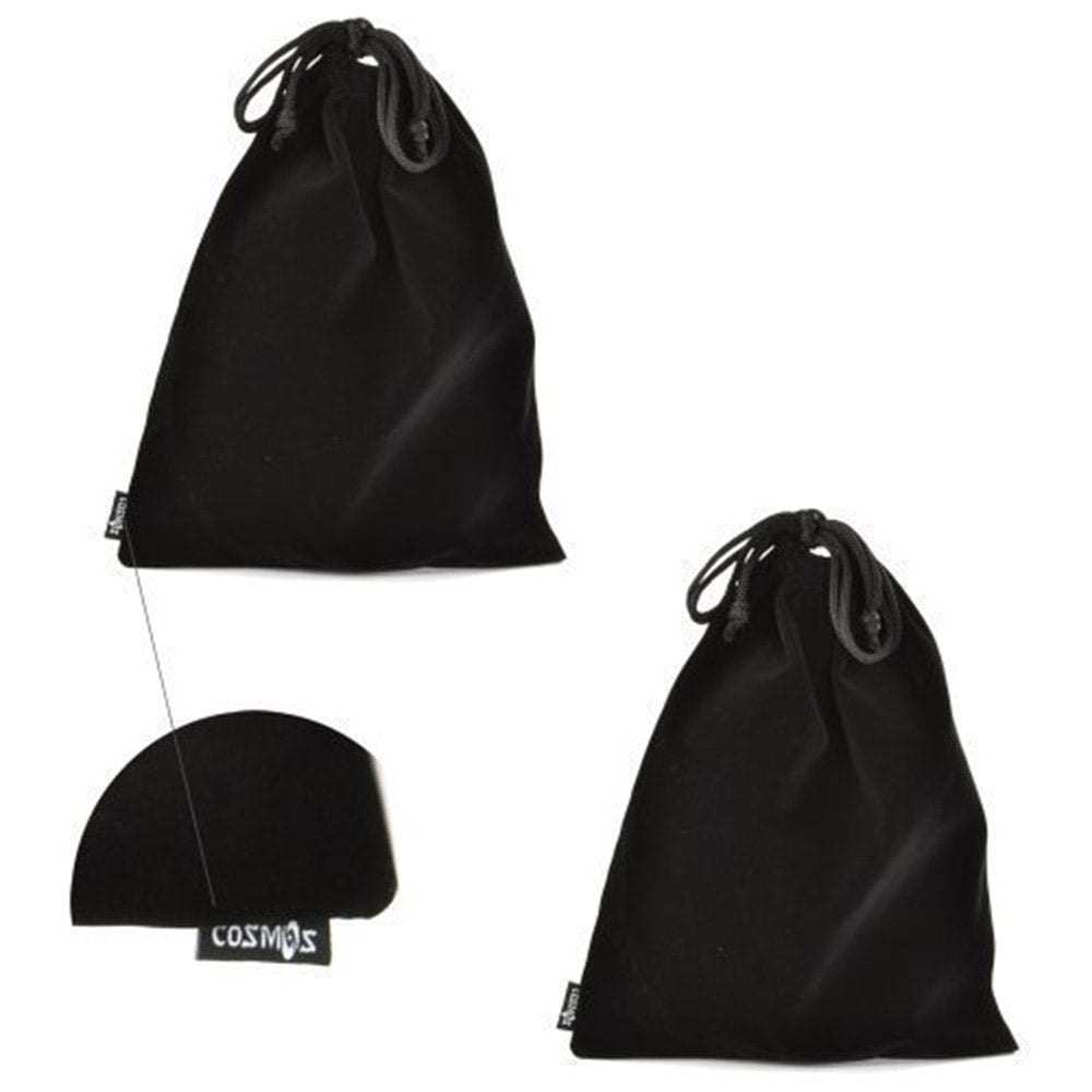 Cosmos 2 Pcs Portable Headphone Carrying Bag Travel Headset Storage Pouch Soft Drawstring Headphone Case Bag for Over-Ear Headphones Gaming Headset
