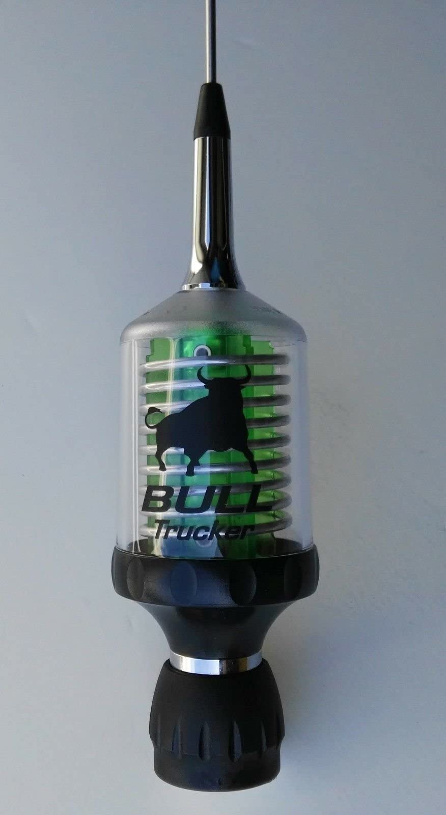 Sirio Bull Trucker 5000 PL5000W CB & 10M Green LED Mobile Antenna with Mag 145 PL Mag Mount