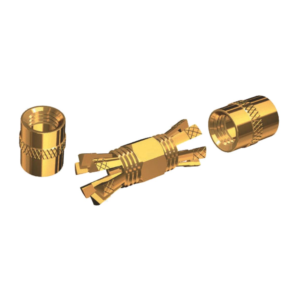 Shakespeare PL-258-CP-G Marine Center Pin Splice Connector , Gold