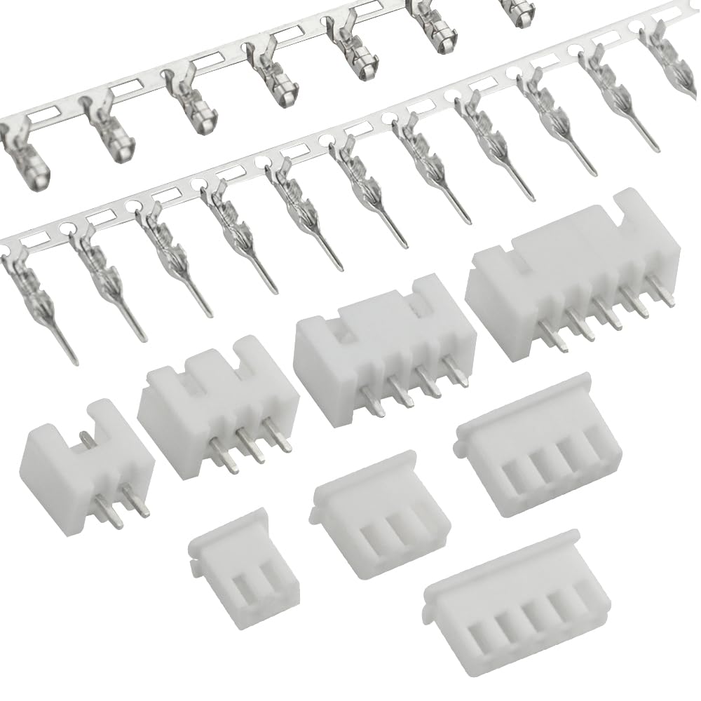 XINGYHENG 560Pcs Pin housing and Male/Female Pin Head Connector Adapter Plug Set(Compatible with 2.54mm JST-XHP2/3/4/5)