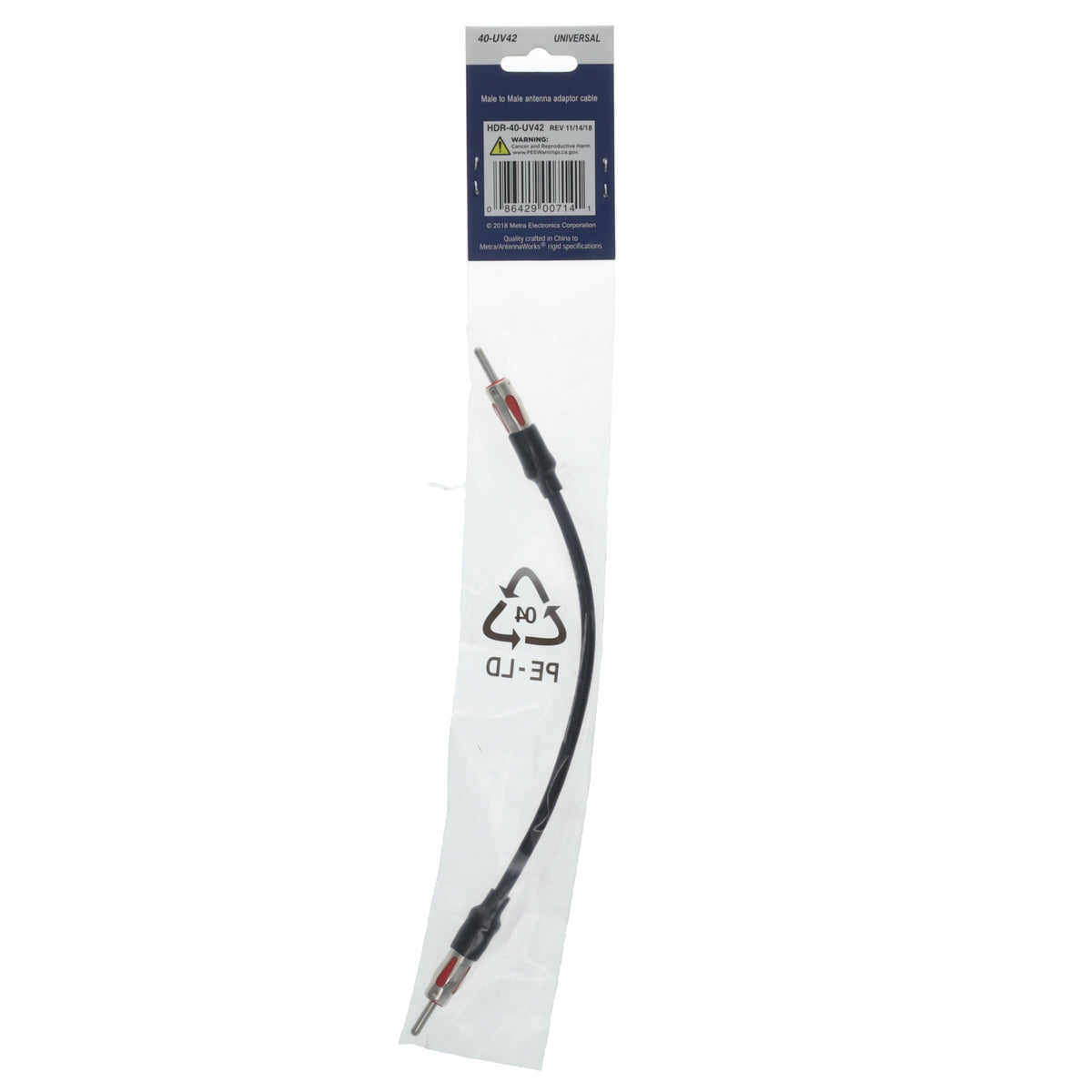 Metra 40-UV42 Male to Male Motorola Antenna Cable