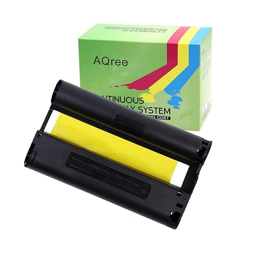 AQree Compatible 4 x 6 Ink for Selphy CP1500 Cp900 CP910 CP1200 CP1300 Printer Ribbon (No Paper)