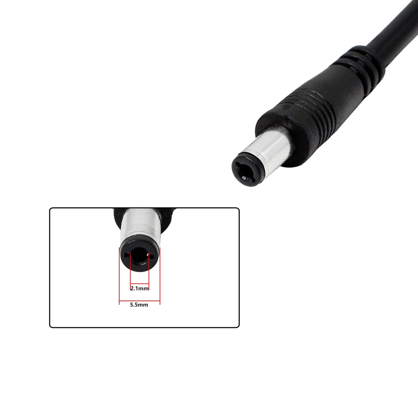 SinLoon 3.28ft USB 5V to DC 12V Converter Step Up Voltage Converter Power Cable,for Camera, Desk lamp, Speakers, Blue Tooth Headset, and Other 5V…