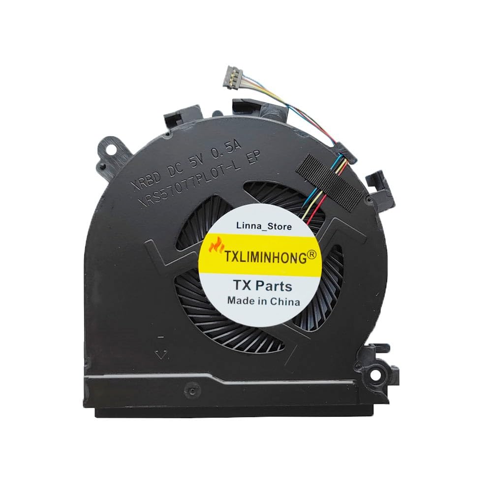 TXLIMINHONG New Compatible CPU and GPU Cooling Fan for Hp Spectre X360 15-CH 15-CH011DX 15-CH008CA Series L17605-001 NS75C00-17J21 L17606-001