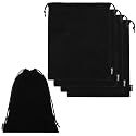 Cosmos 5 Pcs Portable Headphone Carrying Bag Travel Headset Storage Pouch Soft Drawstring Headphone Case Bag for Over-Ear Headphones Gaming Headset