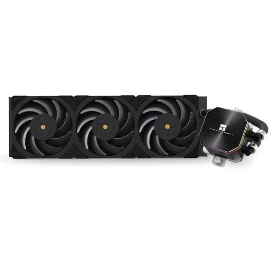 Thermalright Frozen Edge 360 Black AIO Water Cooler,Liquid CPU Cooler, 3×120mm PWM Fans Water Cooling System,2150RPM High Speed Fan,Compatible
