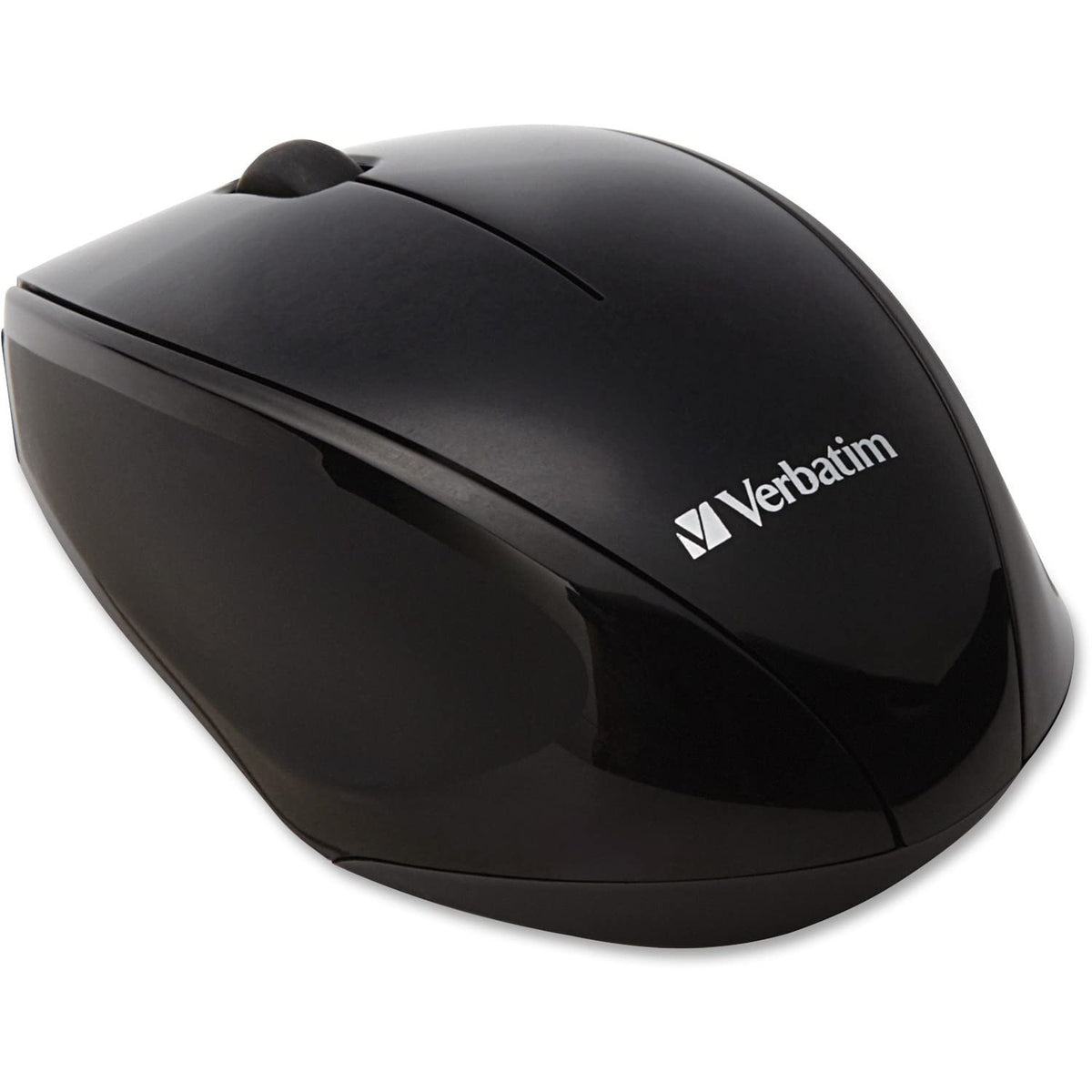 Verbatim Multi-Trac Wireless Notebook Blue LED Mouse, Nano Receiver, Black
