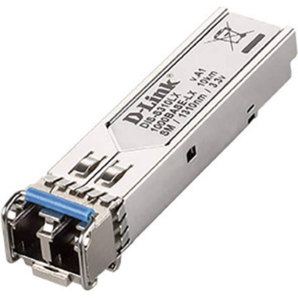 D-Link 1-Port Mini-GBIC SFP to 1000BaseLX Single-Mode 10km Fiber Transceiver - (DIS-S310LX)