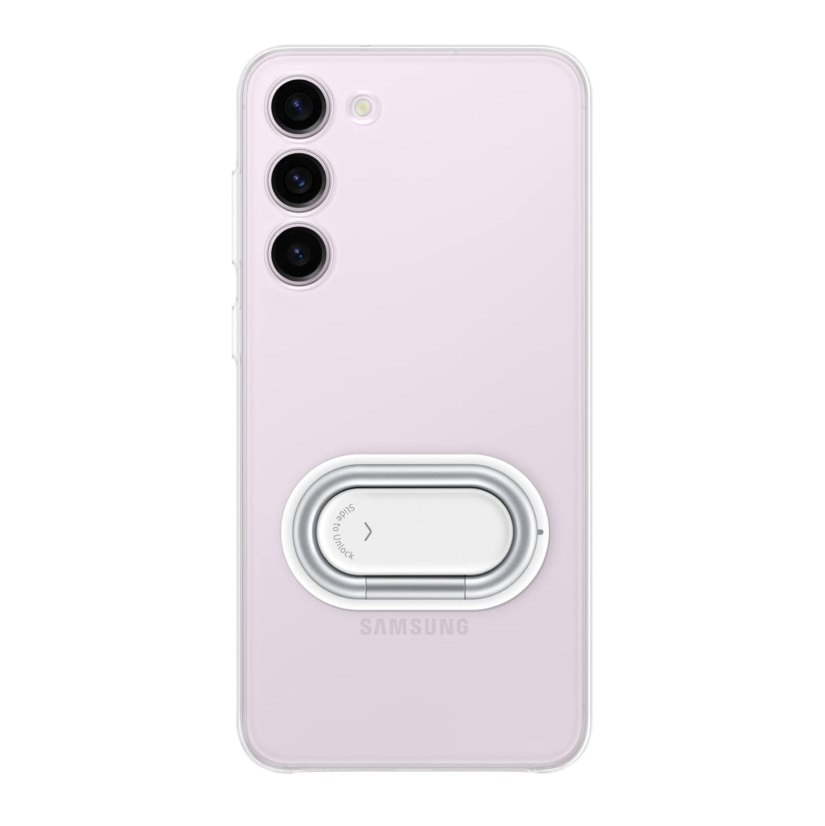 SAMSUNG Galaxy S23+ Plus Clear Gadget Phone Case, Protective Cover w/ Grip, Kickstand, Premium Material, Detachable Mount for Accessories, US Version
