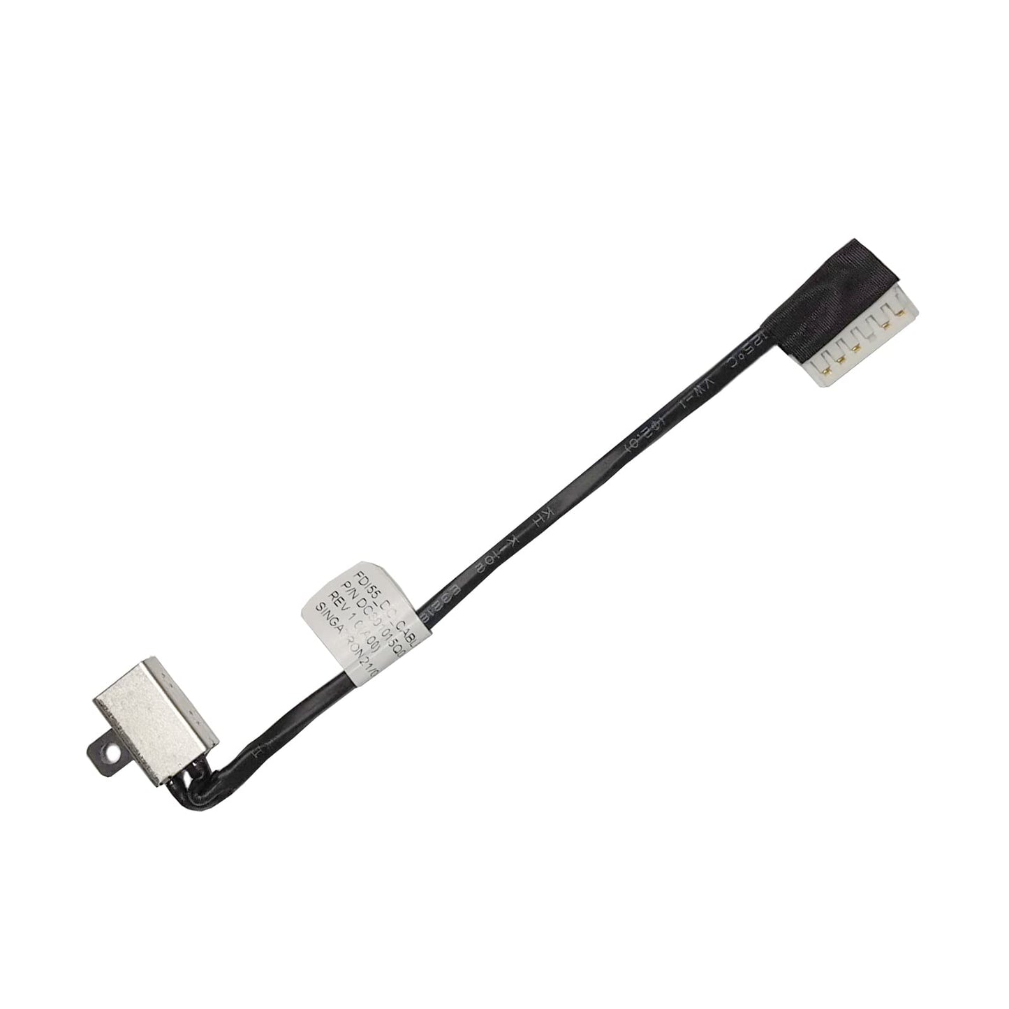 (2pcs Pack) Ispiron 3593 DC Jack Power Replacement Charging Port Parts for Dell Inspiron 15 3593 3405 3501 5593 14 5493 -Black