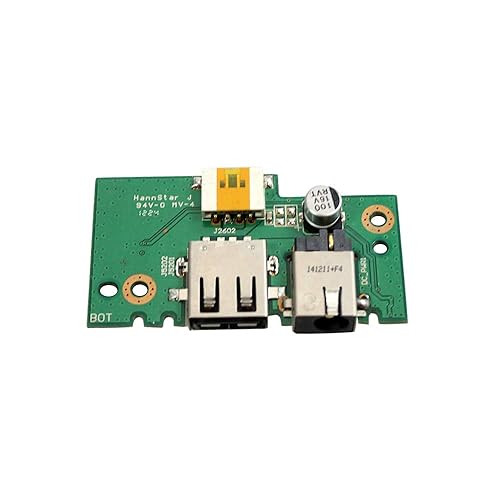 Zahara Laptop DC Power Jack USB Board Replacement for ASUS X401A X401U X501U Series 32XJ1IB0000 60-N4OIO1000 60-NLOIO1001