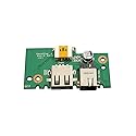 Zahara Laptop DC Power Jack USB Board Replacement for ASUS X401A X401U X501U Series 32XJ1IB0000 60-N4OIO1000 60-NLOIO1001