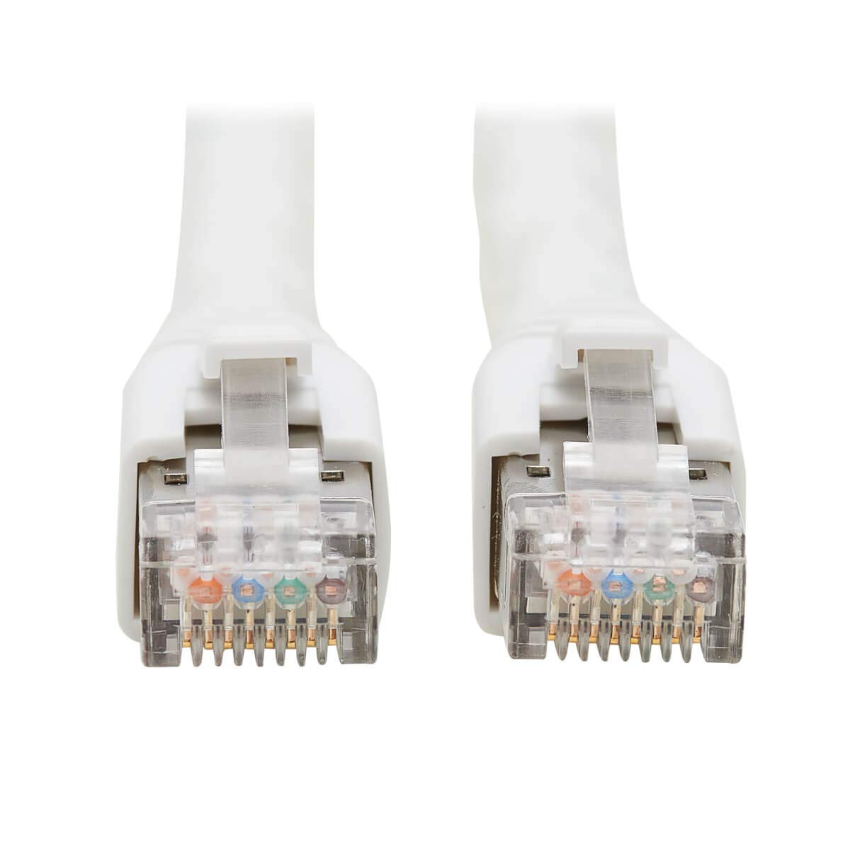 TRIPP LITE Cat8 Snagless Ethernet Cable, 25G/40G Certified Network Patch Cable, 22 AWG S/FTP, PoE, White, 15 Feet / 4.5 Meters, Lifelong Warranty