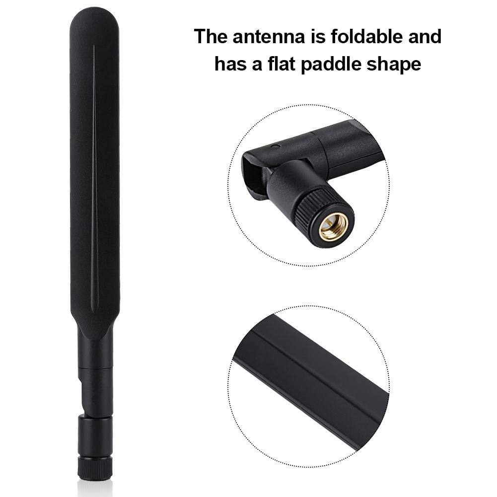 2PCS SMA Male 3G 4G LTE CPE Antenna Foldable Swivel Router Universal 4G Antenna for B310s, B593s, B315, E5186s Series CPE Routers