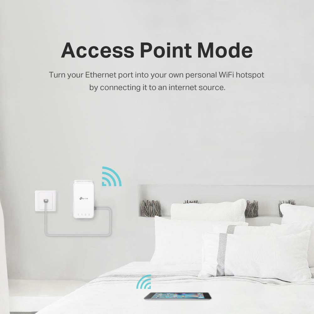 TP-Link AC750 WiFi Extender (RE230), Covers Up to 1200 Sq.ft and 20 Devices, Dual Band WiFi Range Extender, WiFi Booster to Extend Range of WiFi