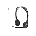 Logitech H111 Stereo Headset with 3.5 mm Audio Jack, Black