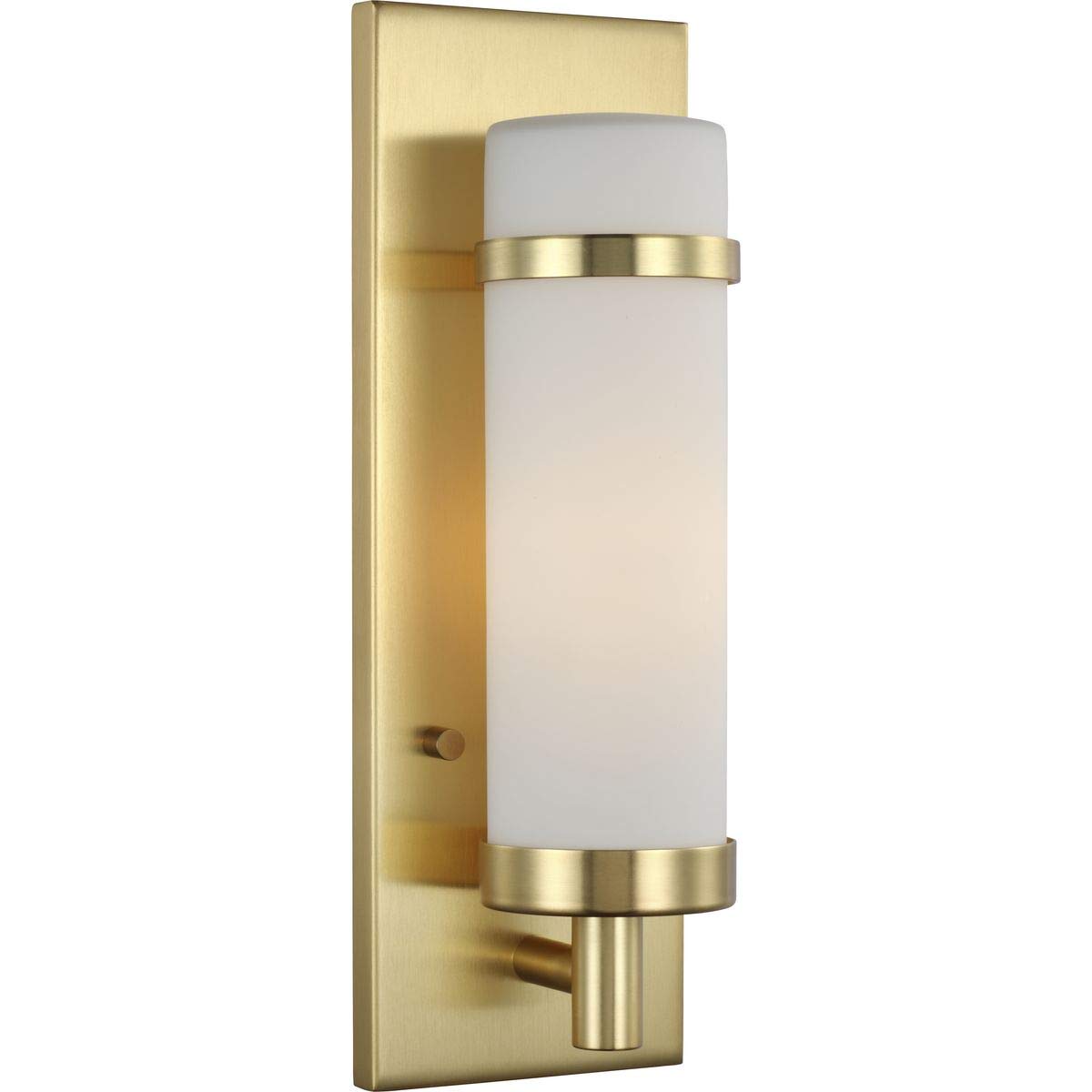 Progress Lighting Hartwick Collection Black One-Light Wall Sconce, 13.50x4.50x4.50