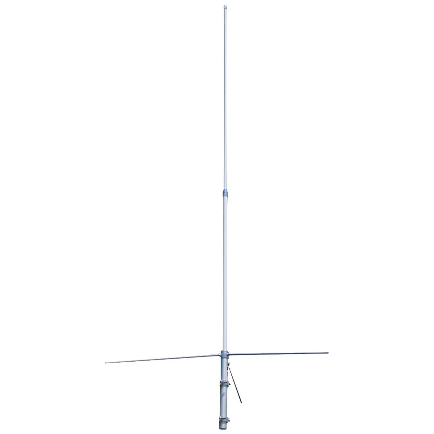 Tram® 200-Watt Dual-Band 2-Section Fiberglass Base Antenna with 50-Ohm UHF SO-239 Connector, 8-Ft. 4-in. Tall (Silver)